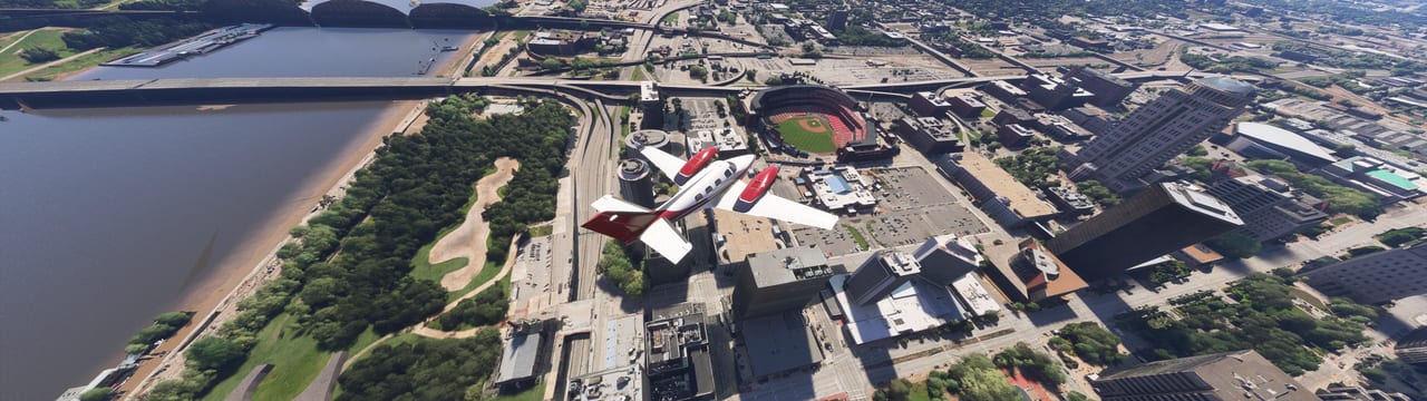 Screenshot from CINCINNATI MUN-LUNKEN to ST LOUIS LAMBERT INTL